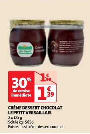 Crème Dessert Chocolat Le Petit Versaillais