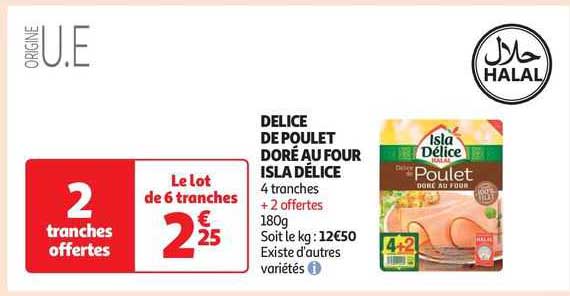 Délice De Poulet Doré Au Four Isla Délice