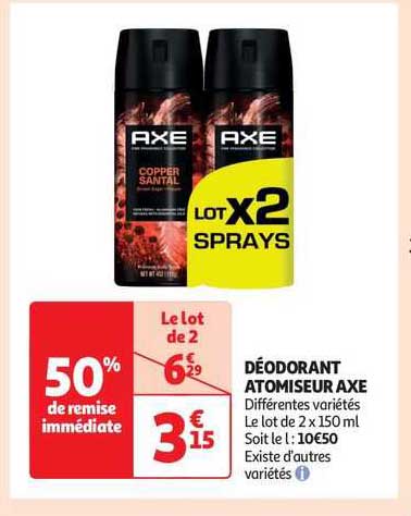 Déodorant Atomiseur Axe