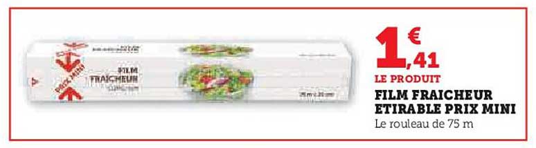film fraîcheur étirable prix mini