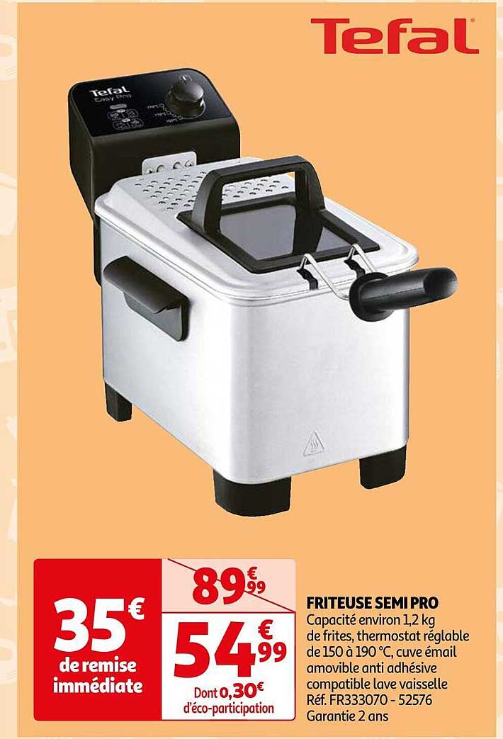 friteuse semi pro tefal
