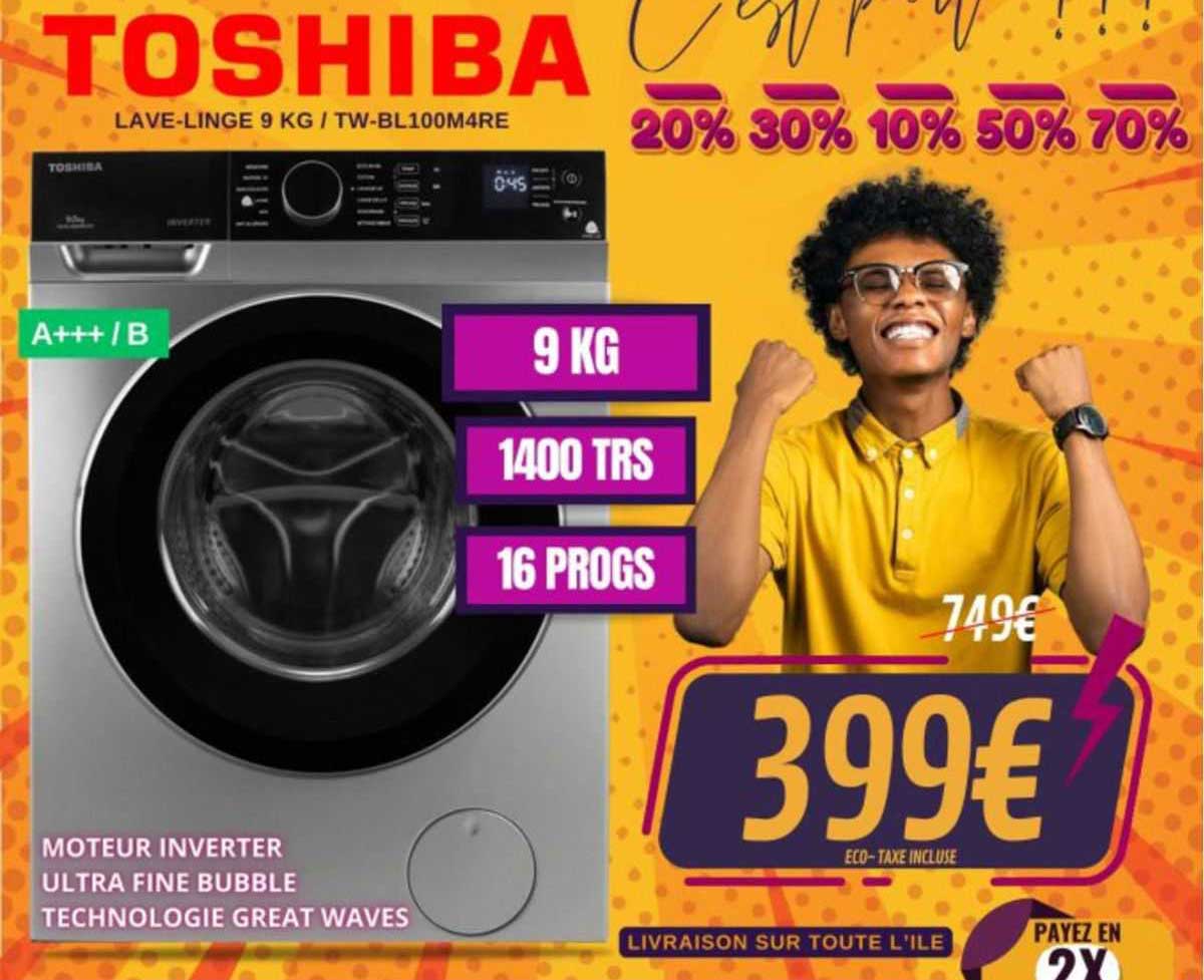 lave-linge 9 kg toshiba