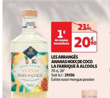 Les Arrangés Ananas Noix De Coco La Fabrique à Alcools