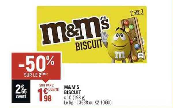 M&m's Biscuit