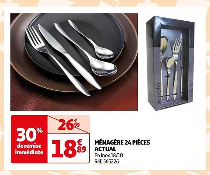 Ménagère 24 Pièces Actual