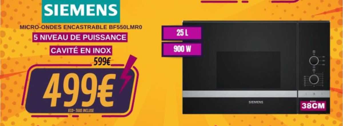 Micro-ondes Encastrable Siemens