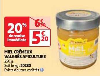 Miel Crémeux Valgrès Apiculture