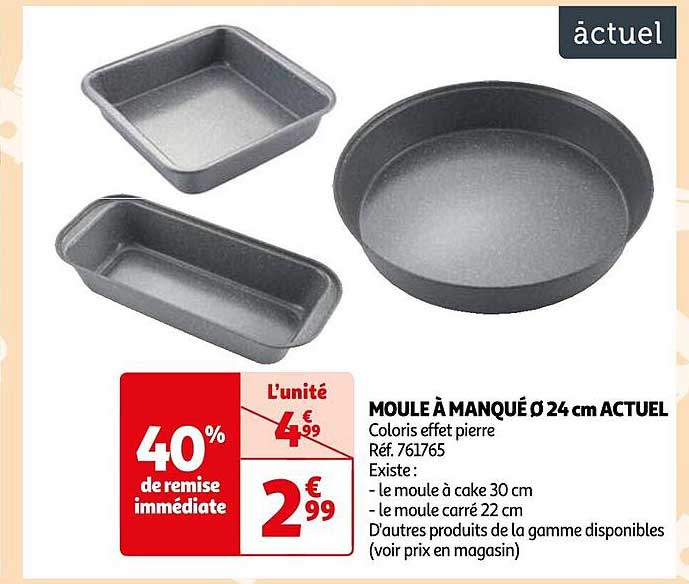 moule à manqué 24 cm actuel