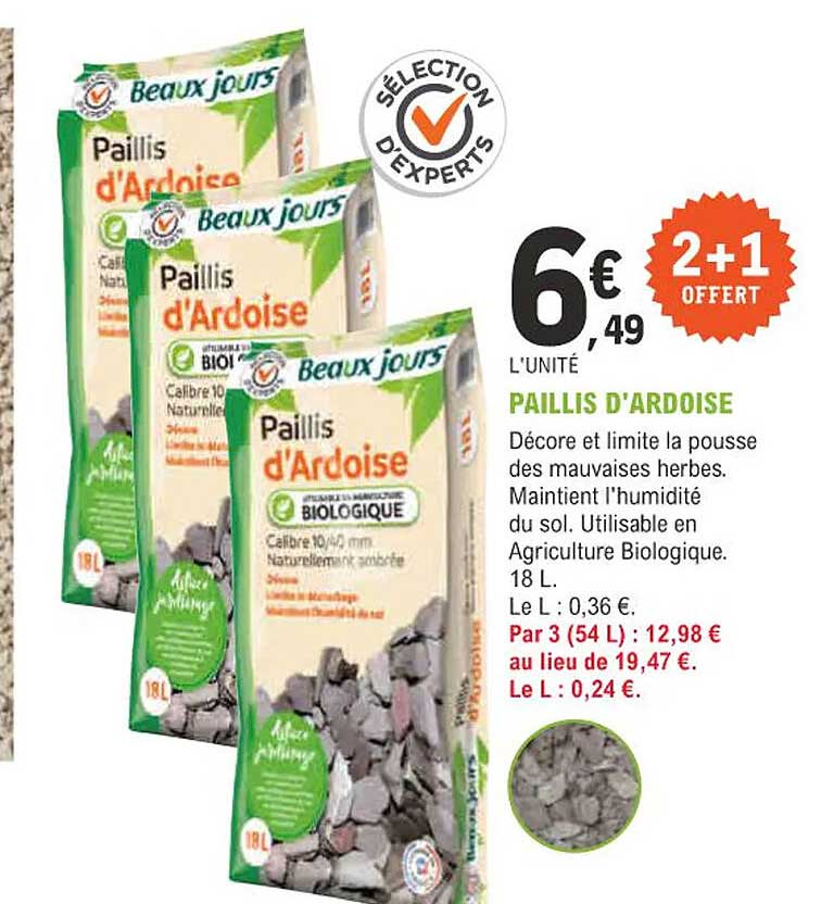 paillis d'ardoise beaux jours