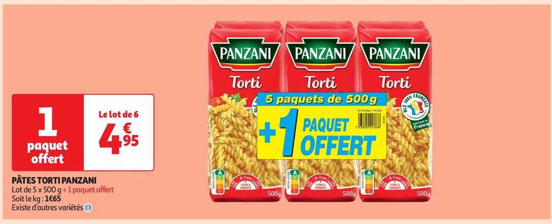 Pâtes Torti Panzani