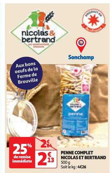 penne complet nicolas et bertrand