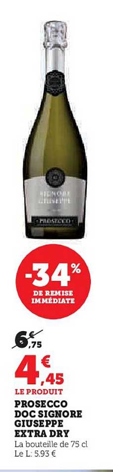 prosecco doc signore guiseppe extra dry