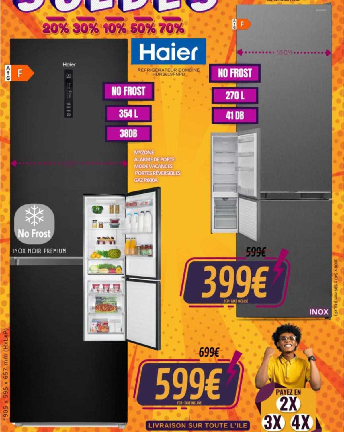 Réfrigérateur Combiné Haier