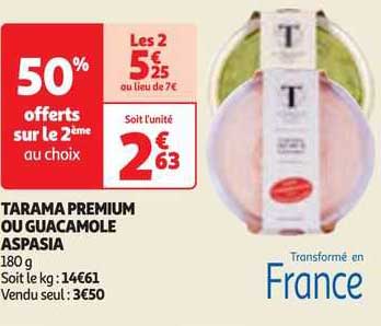 Tarama Premium Ou Guacamole Aspasia