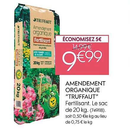 amendement organique "truffaut"