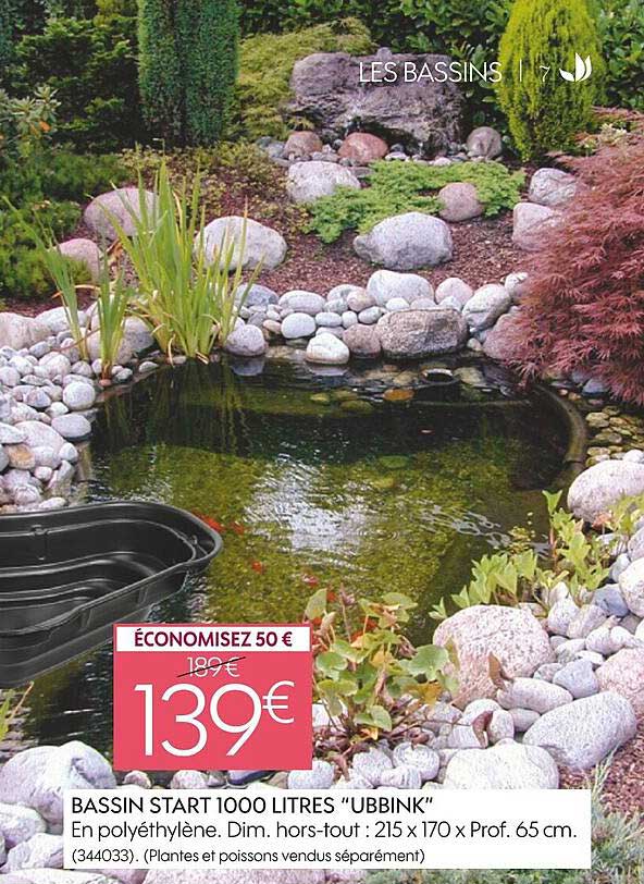 bassin start 1000 litres "ubbink"