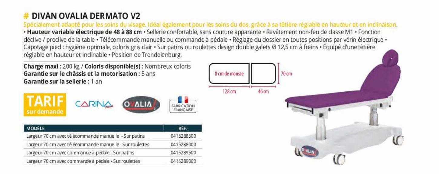 divan ovalia dermato v2 carina