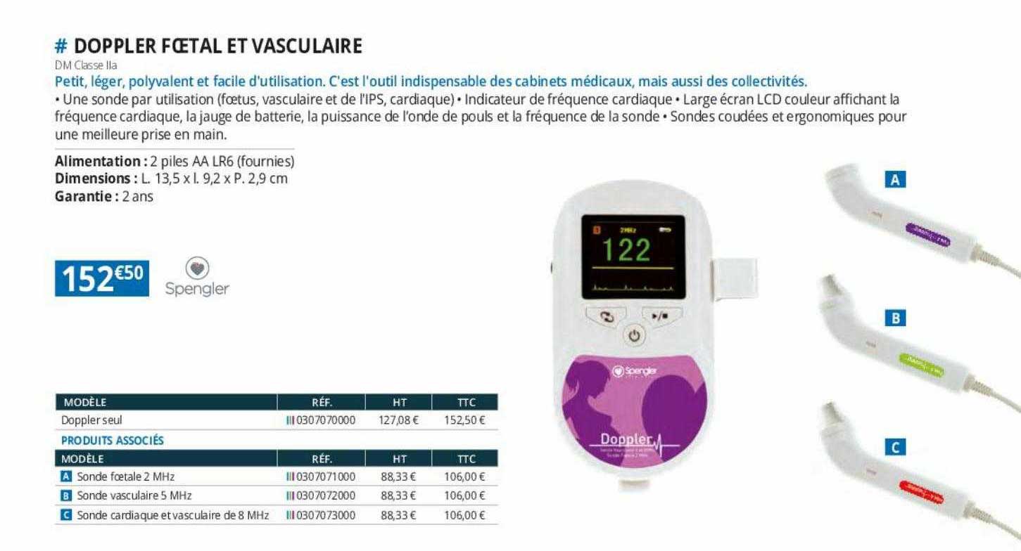 doppler fœtal et vasculaire