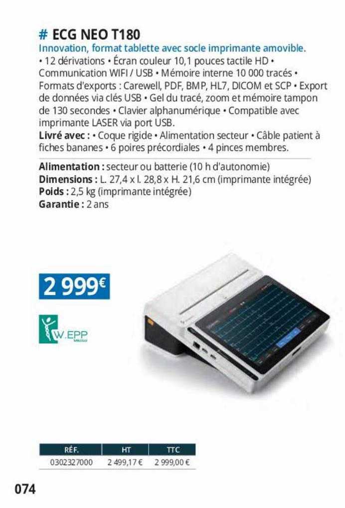 ecg neo t180