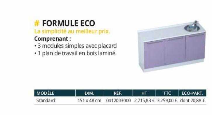 formule eco