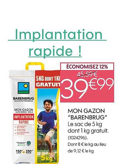 mon gazon "barenbrug"