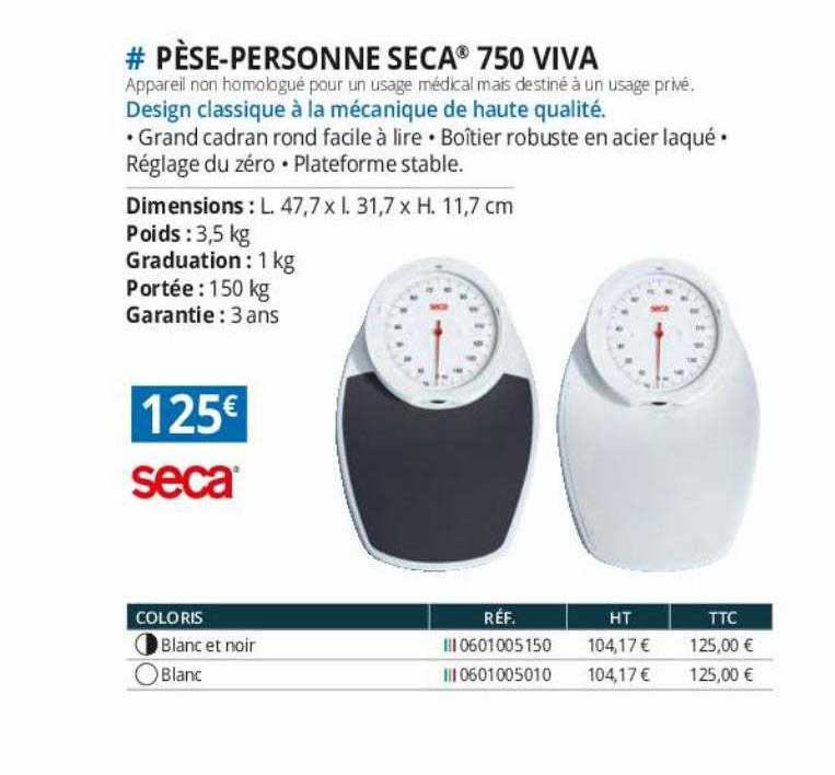 pèse-personne seca 760 viva