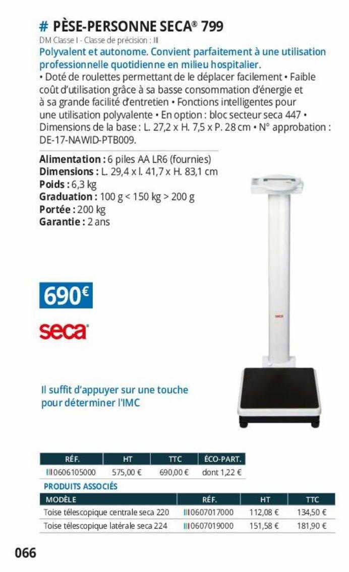 pèse-personne seca 799