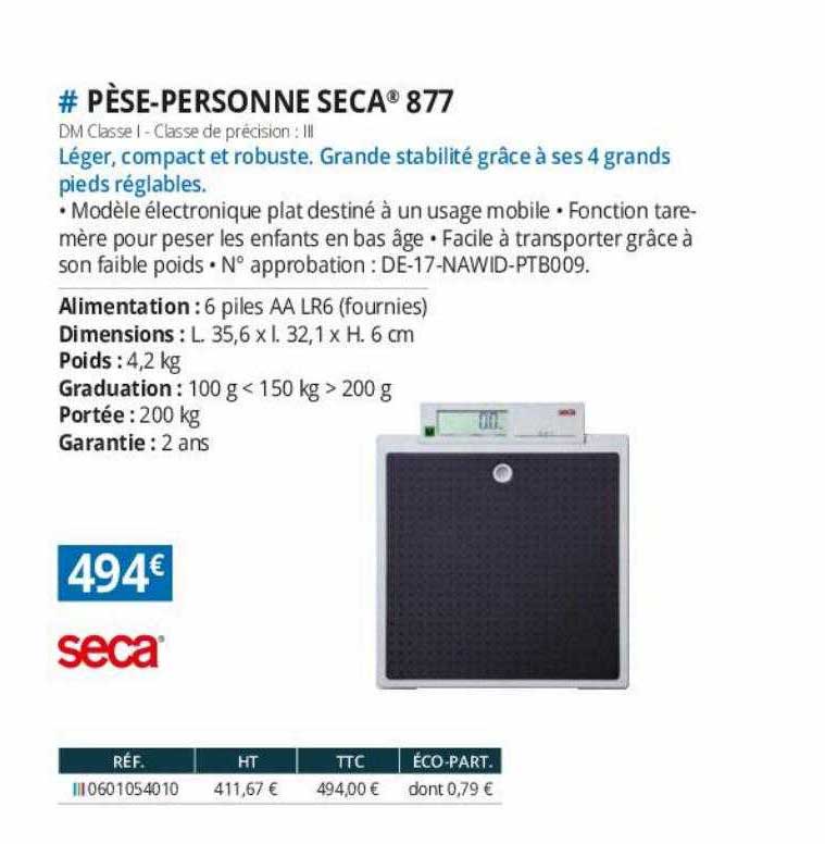 pèse-personne seca 877