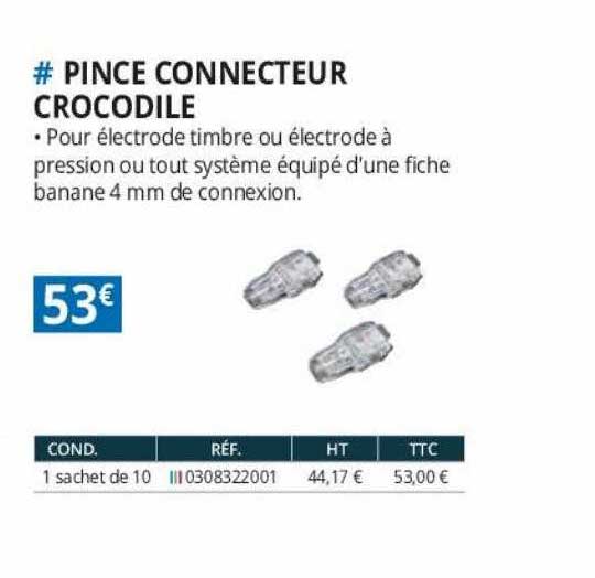 pince connecteur crocodile