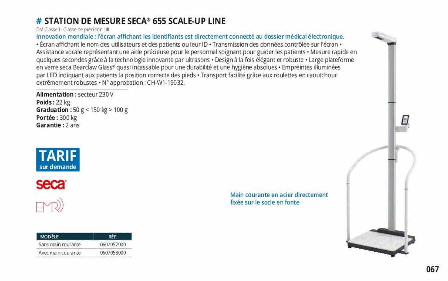 station de mesure seca 655 scale-up line