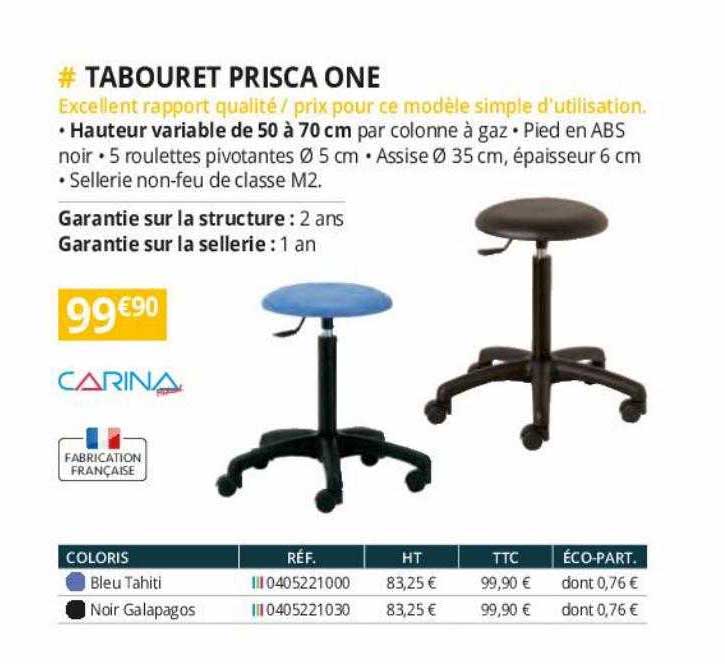 tabouret prisca one