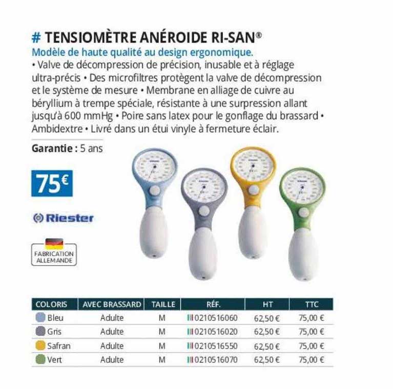 tensiomètre anéroid ri-san riester