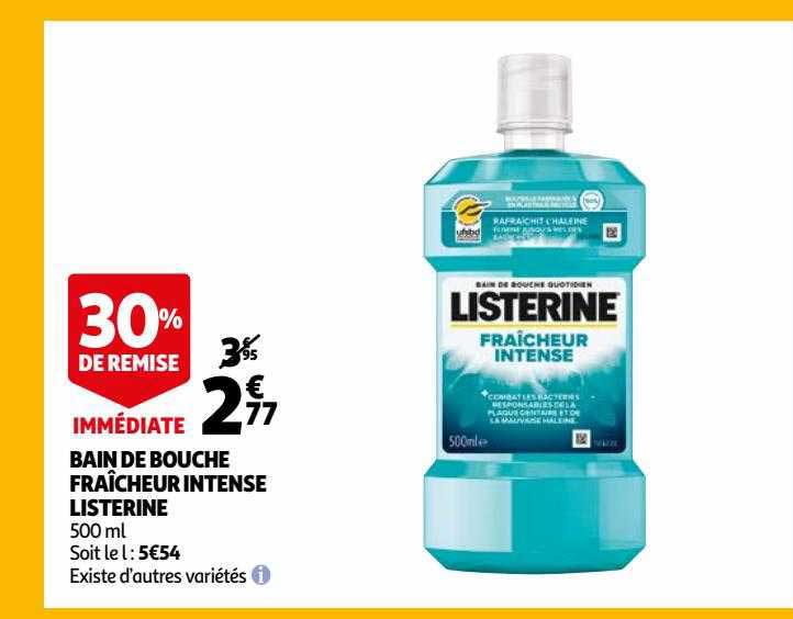 Bain De Bouche Fraîcheur Intense Listerine