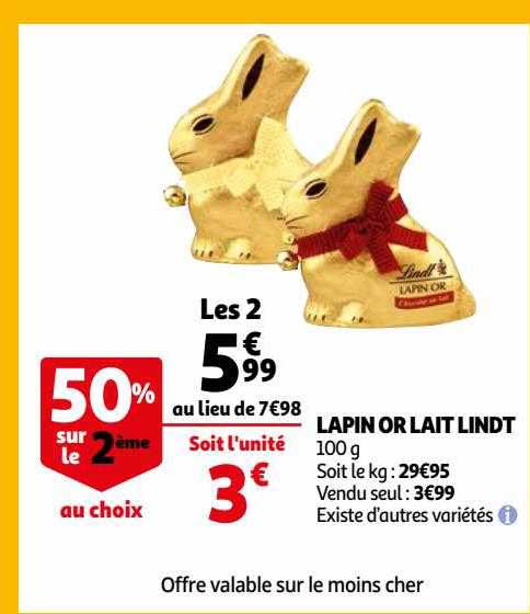 Lapin Or Lait Lindt