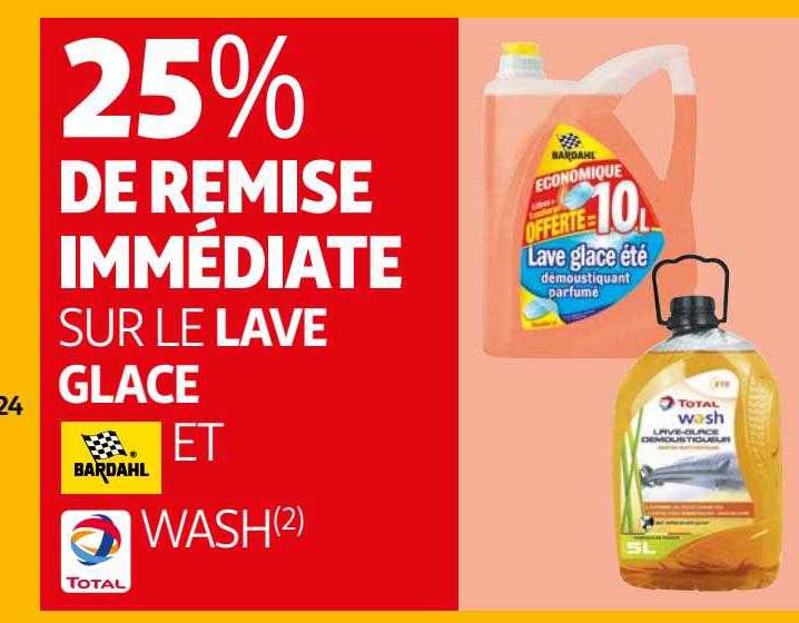 le lave glace bardahl et total wash