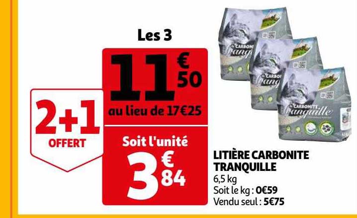 Litière Carbonite Tranquille