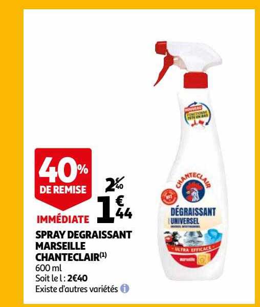 Spray Dégraissant Marseille Chanteclair