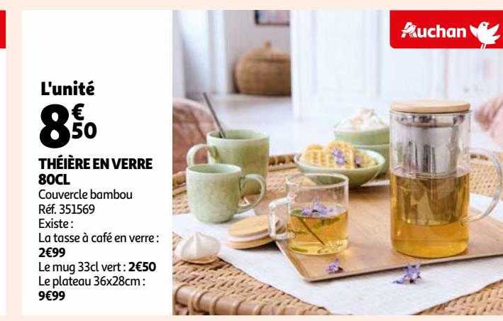 Théière En Verre 80 Cl