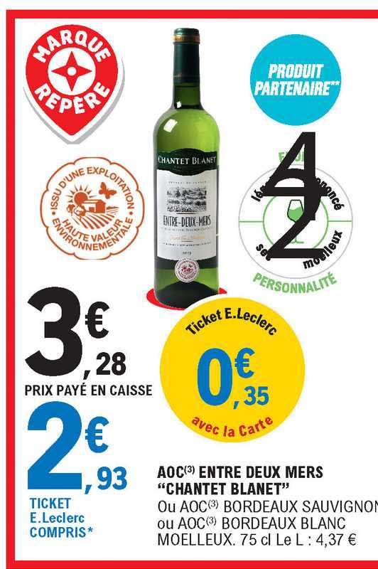 aoc entre deux mers "chantet blanet"