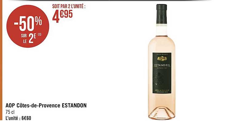 Aop Côtes-de-provence Estandon