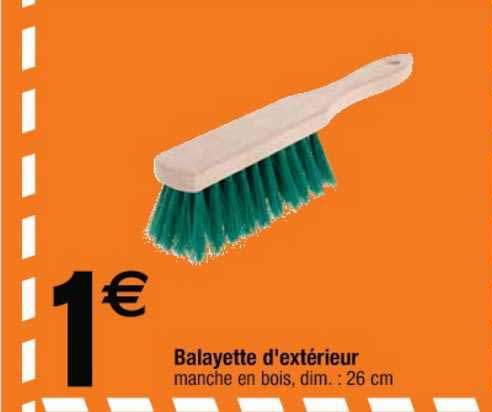 balayette d'extérieur