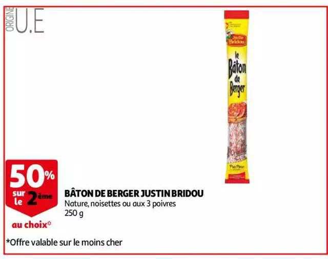 bâton de berger justin bridou