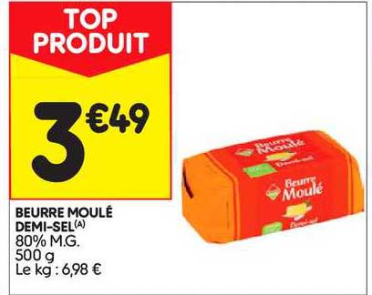 beurre moulé demi-sel