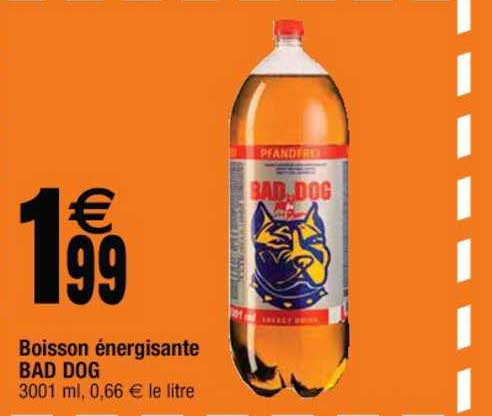 Boisson énergisante Bad Dog