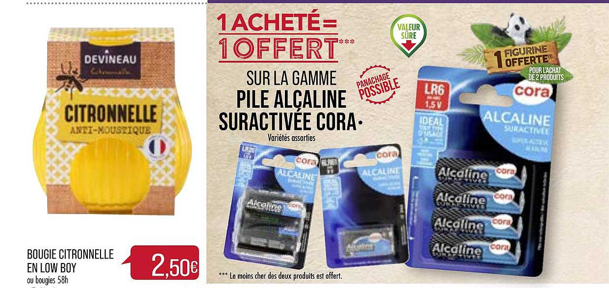 bougie citronnelle en low boy