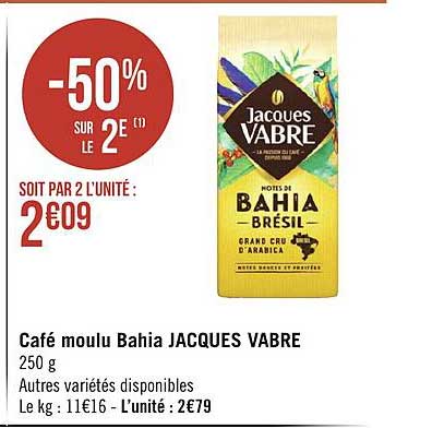 café moulu bahia jacques vabre
