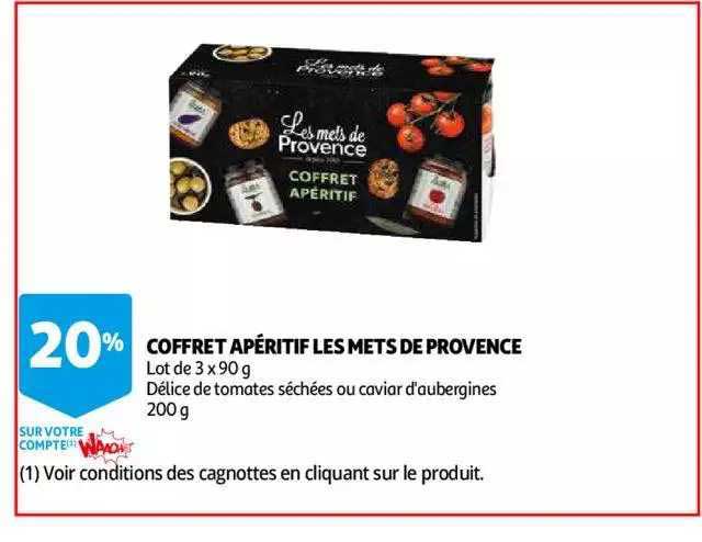 Coffret Apéritif Les Mets De Provence
