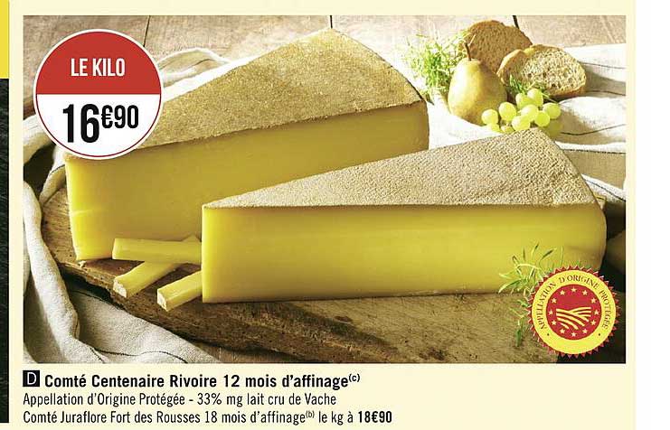comté centenaire rivoire 12 mois d'affinage