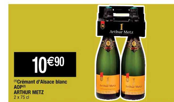 crémant d'alsace blanc aop arthur metz