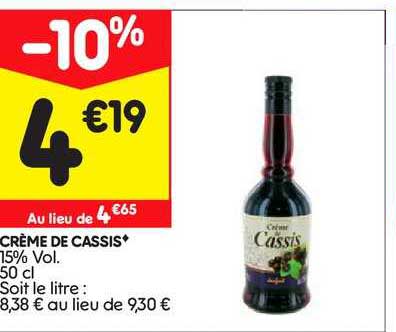 Crème De Cassis